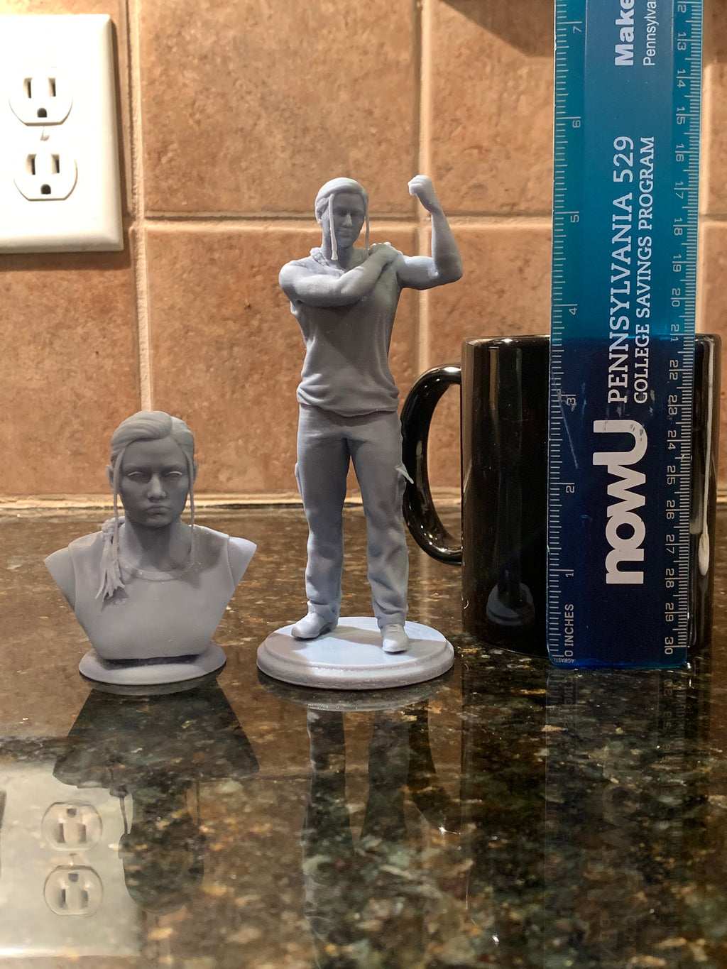 Abby Flexing Figurine