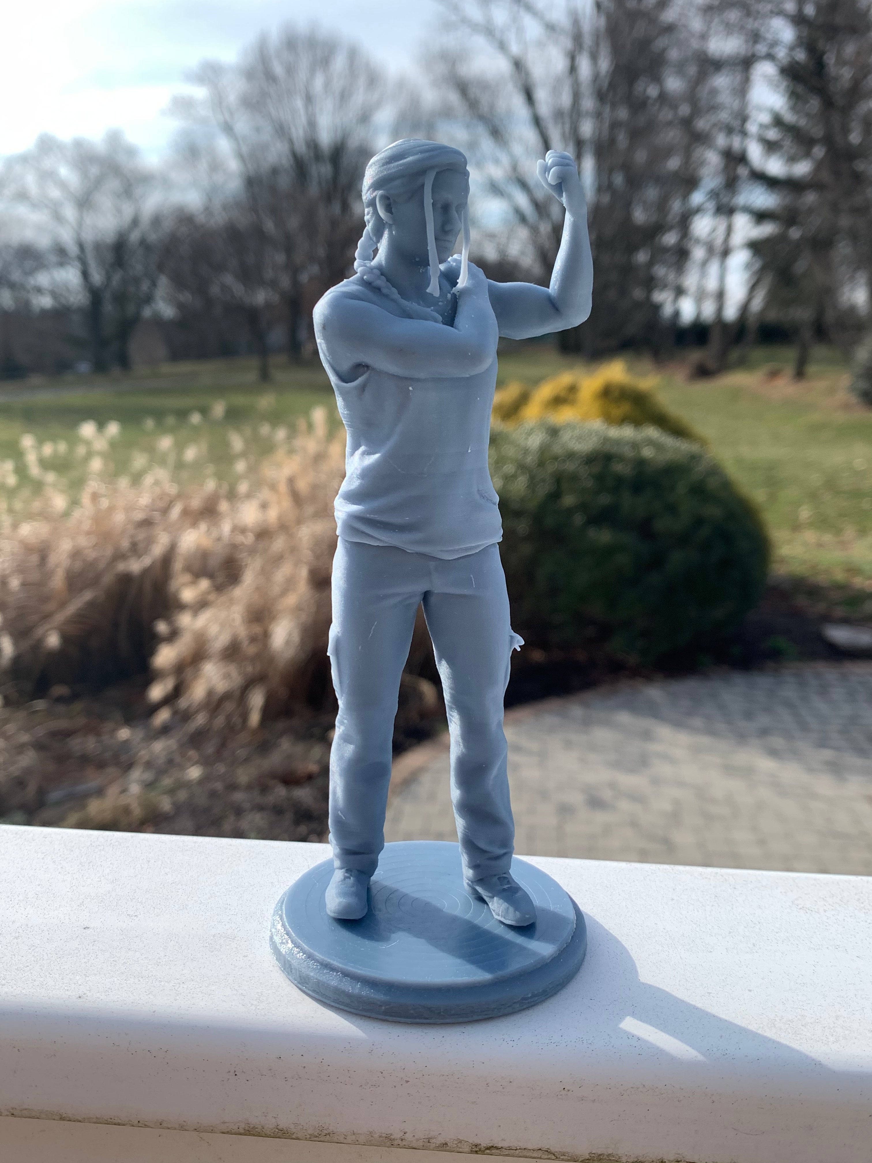 Abby Flexing Figurine