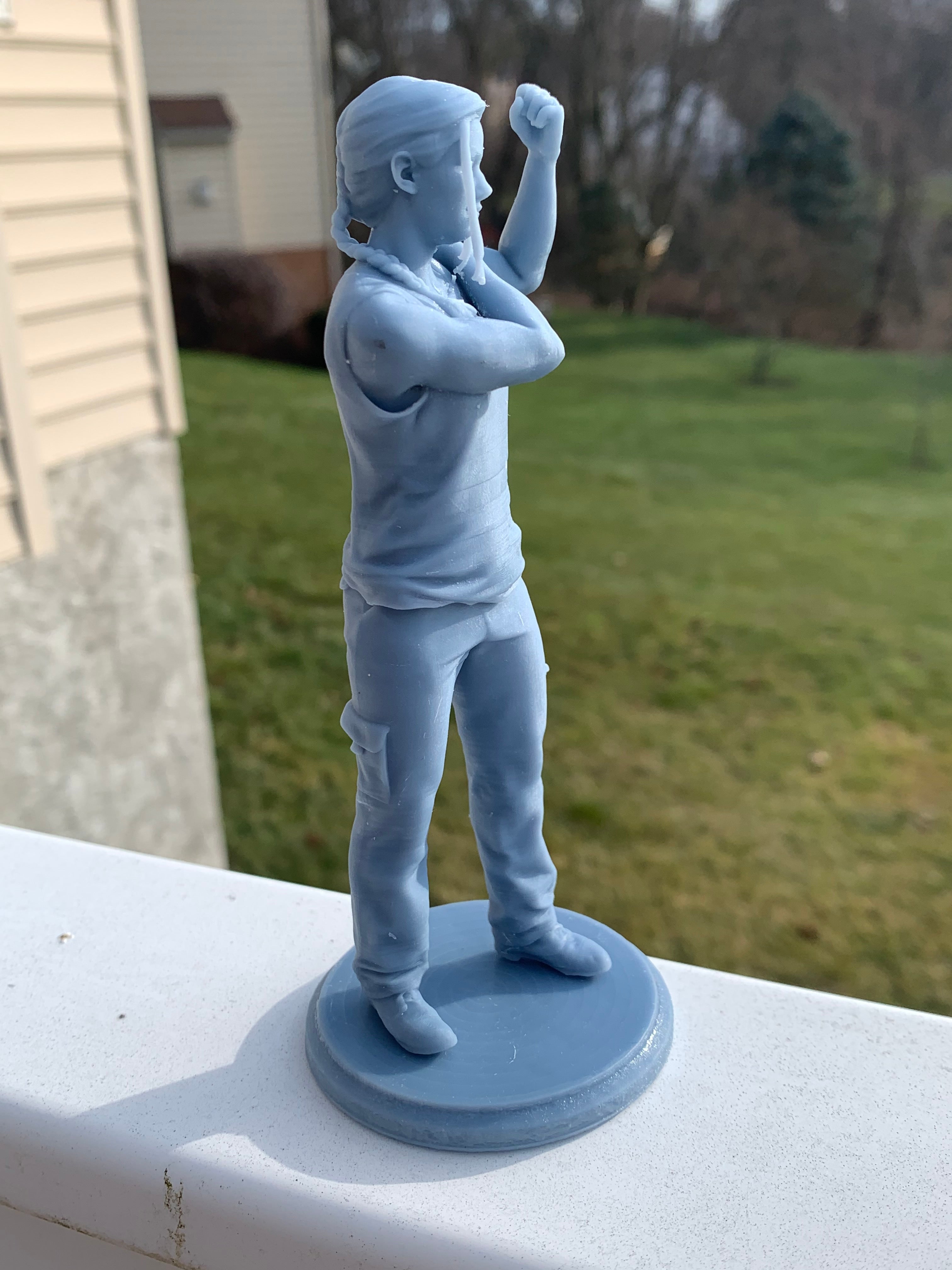 Abby Flexing Figurine