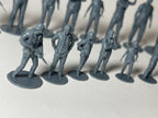 50mm & 30mm Miniatures Set - Post-Apocalypse Game Inspired Figurines
