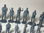 50mm & 30mm Miniatures Set - Post-Apocalypse Game Inspired Figurines