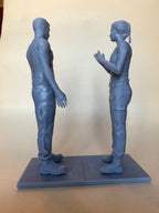 Young Abby and Owen Figurines
