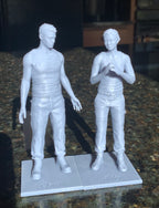 Young Abby and Owen Figurines