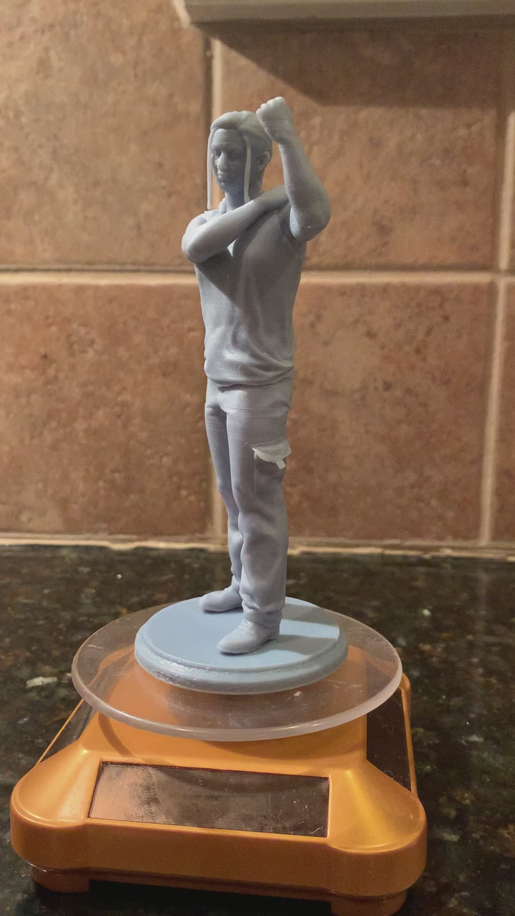 Abby Flexing Figurine