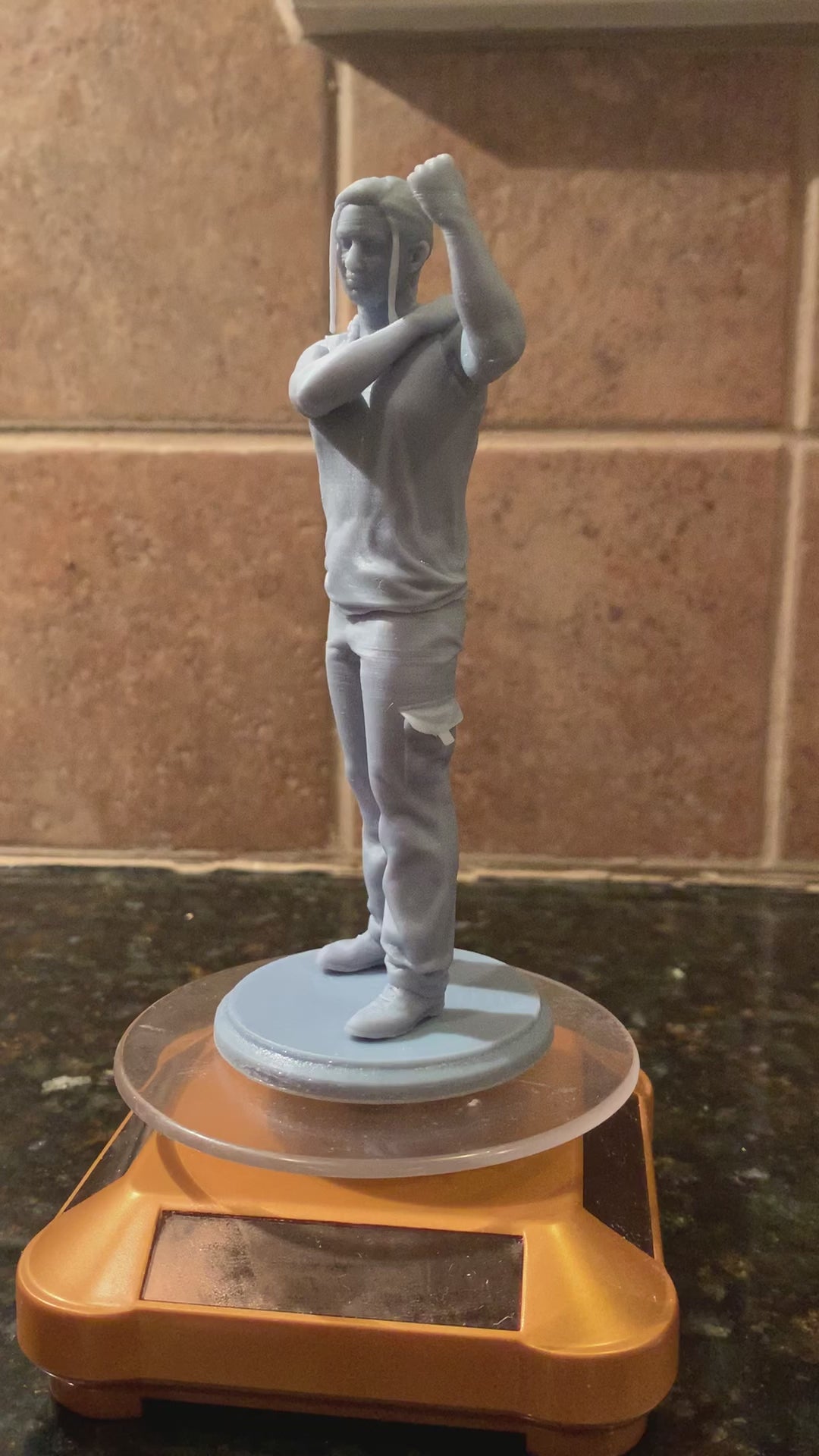 Abby Flexing Figurine